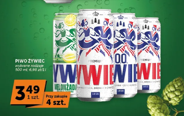 Piwo bezalkoholowe Żywiec promocja w Groszek