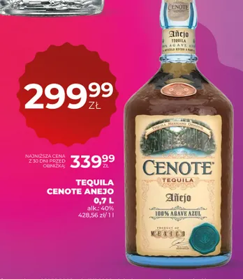 Tequila Cenote Añejo promocja w Duży Ben