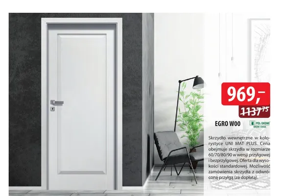 Drzwi EGRO W00 POL-SKONE promocja w Dobre Dla Domu