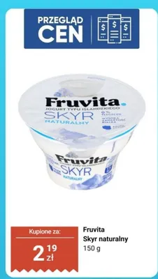 Jogurt Skyr naturalny promocja w Biedronka