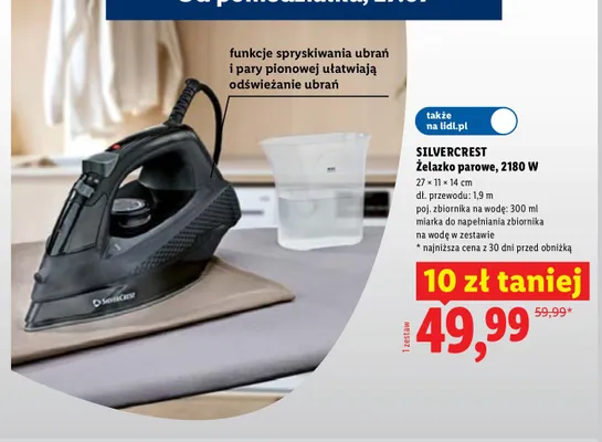 Żelazko parowe Silvercrest promocja
