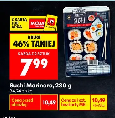 Sushi Marinero promocja w Biedronka