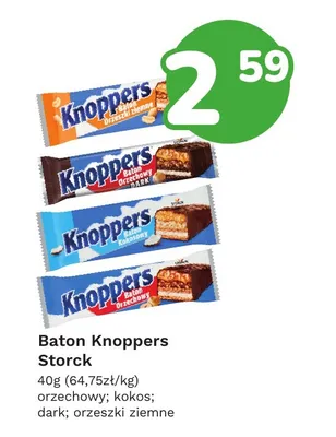 Baton Knoppers Orzechowy promocja w Limonka