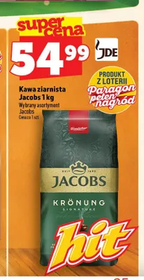 Kawa ziarnista Jacobs promocja w TOPAZ