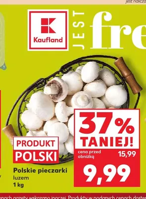 Pieczarki polskie promocja w Kaufland