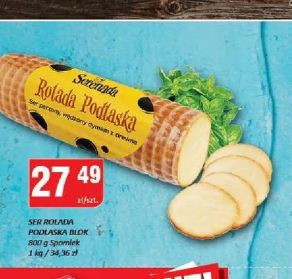 Ser Rolada Podlaska blok Spomlek promocja w Chorten