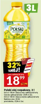 Olej rzepakowy polski promocja w Twój Market