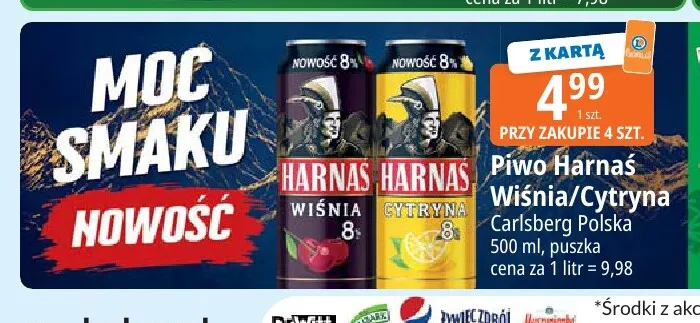 Piwo Harnaś Cytryna promocja w Leclerc