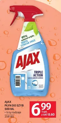 Płyn do szyb AJAX 500ml promocja w Selgros