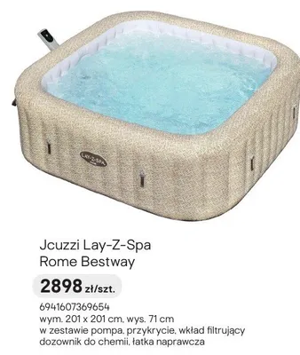 Jcuzzi Lay-Z-Spa Rome promocja w Castorama