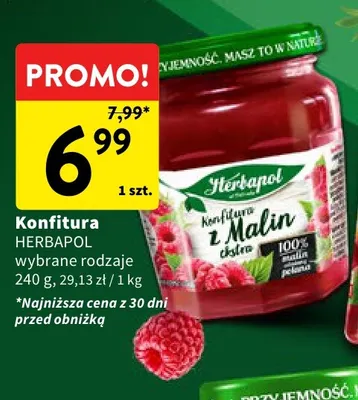 Konfitura Herbapol promocja w Intermarche