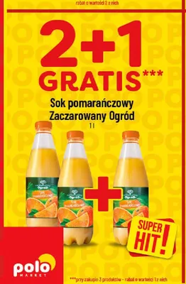 Sok pomarańczowy Zaczarowany Ogród promocja w POLOmarket