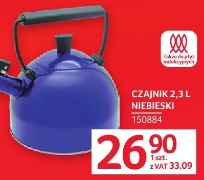 Czajnik 2,3 l Niebieski promocja w Selgros
