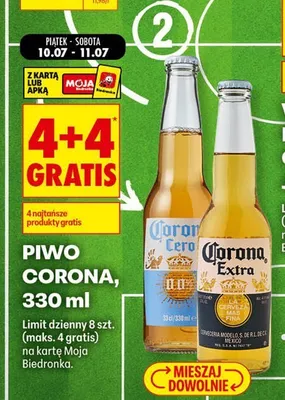 Piwo Corona Extra promocja w Biedronka
