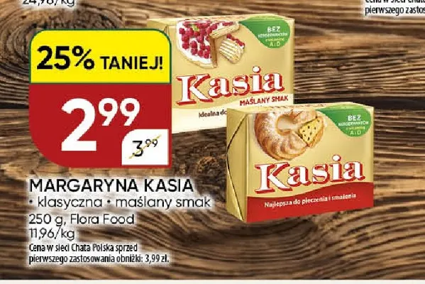 Margaryna Kasia maślany smak promocja w Chata Polska