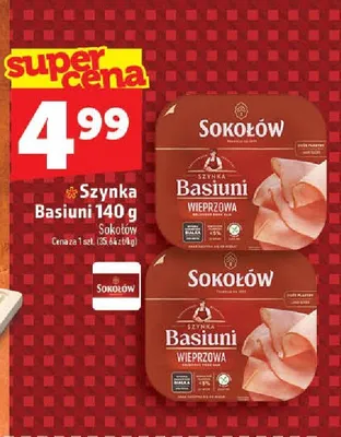 Szynka Basiuni Sokołów promocja w TOPAZ