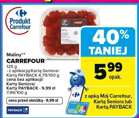 Maliny Carrefour promocja w Carrefour Market