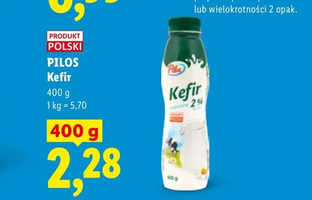 Kefir Pilos promocja w Lidl
