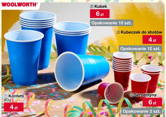 Konfetti 80g promocja w Woolworth