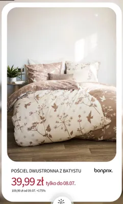 Pościel dwustronna z batystu Bonprix promocja w bonprix