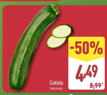 Cukinia promocja w Aldi