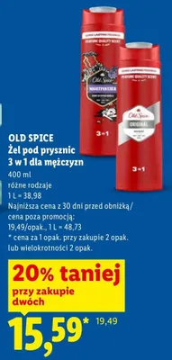 Żel pod prysznic Old Spice Nightpanther promocja w Lidl