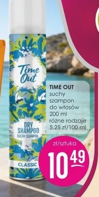 Suchy szampon do włosów Time Out promocja w Drogerie Jasmin