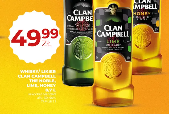Whisky Clan Campbell The Noble promocja w Duży Ben