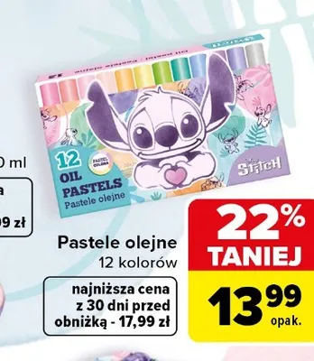 Pastele olejne CoolPack Stitch promocja w Carrefour