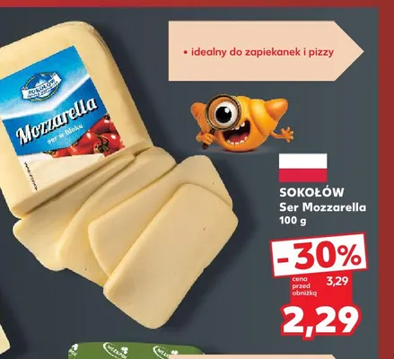 Ser Mozzarella Sokołów promocja w Kaufland