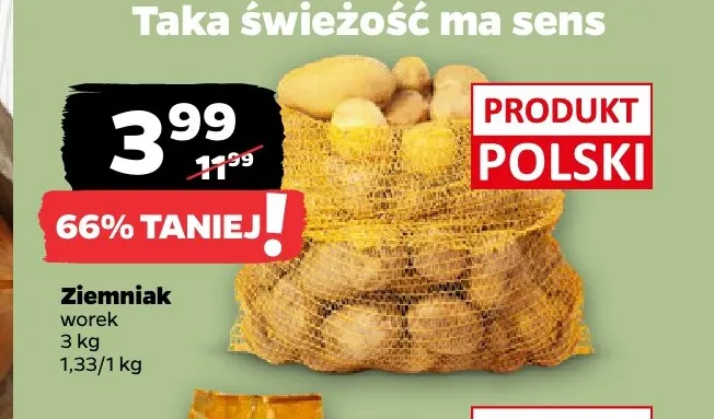 Ziemniaki polskie promocja w Netto