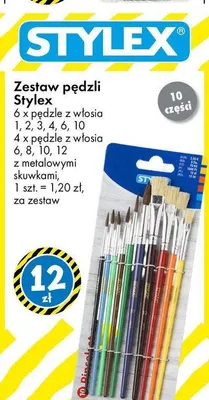 Zestaw pędzli Stylex promocja w Tedi