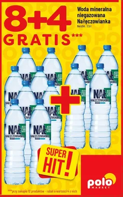 Woda mineralna niegazowana nałęczowianka promocja w POLOmarket