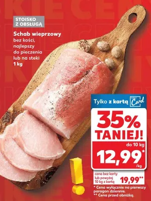 Schab wieprzowy bez kości promocja w Kaufland