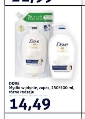 Mydło w płynie zapas Dove promocja w Blue Stop