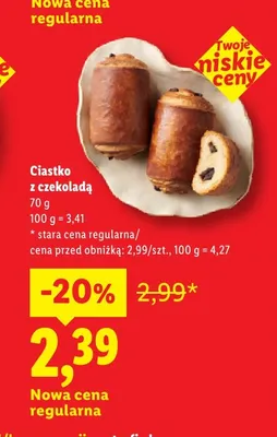 Ciastko z czekoladą promocja w Lidl