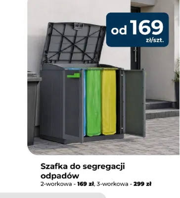 Szafka do segregacji odpadów 2-workowa promocja w PSB Mrówka