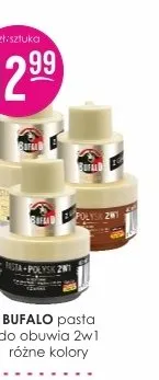 Pasta do obuwia 2w1 różne kolory Bufalo promocja w Drogerie Jasmin