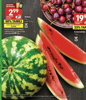 Arbuz promocja w Delikatesy Centrum