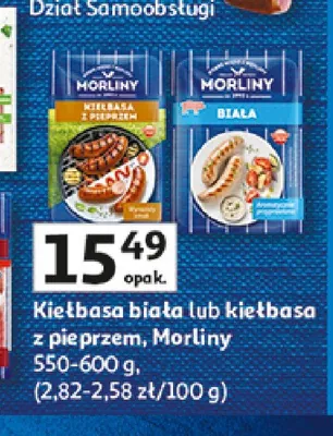 Kiełbasa biała Morliny promocja w Auchan