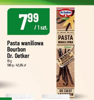 Pasta waniliowa Bourbon Dr. Oetker promocja w POLOmarket