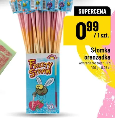 Słomka oranżadka Sweet'n Fun promocja w POLOmarket