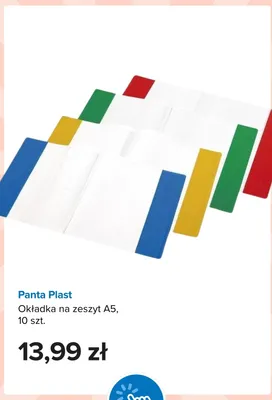 Okładka na zeszyt A5 Panta Plast 10-pak promocja w Smyk