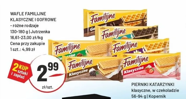 Wafle Familijne klasyczne promocja w Sedal