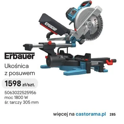 Ukośnica z posuwem promocja w Castorama