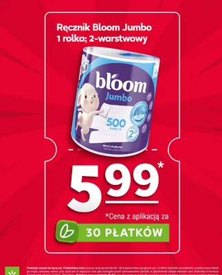 Ręcznik Jumbo 1 rolka; 2-warstwowy promocja w Stokrotka