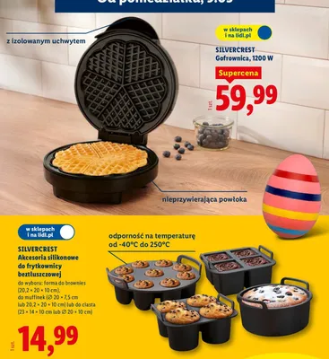 Akcesoria silikonowe do frytownicy beztłuszczowej promocja w Lidl