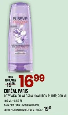 Odżywka do włosów Hyaluron Plump promocja w Drogerie Natura