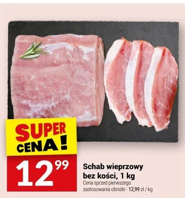 Schab wieprzowy bez kości promocja w Twój Market