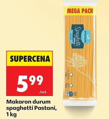 Makaron durum spaghetti promocja w Biedronka
